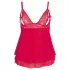 Cottelli Plus Size - Lacy, Flowy Babydoll (Red) - 3XL