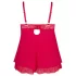 Cottelli Plus Size - Lacy, Flowy Babydoll (Red) - 3XL
