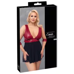 Cottelli Bondage Plus Size - Red Babydoll Lingerie