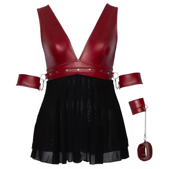Cottelli Bondage Plus Size - Red Babydoll Lingerie