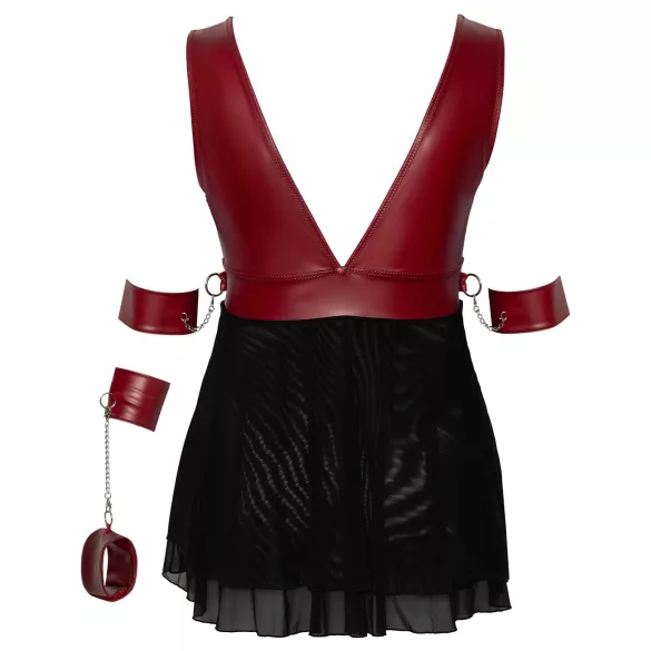Cottelli Bondage Plus Size - Red Babydoll Lingerie