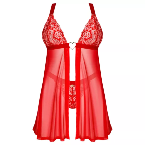Obsessive Elianes - Lace Babydoll Set (Red)