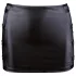 Cottelli - Shiny Buckle Mini Skirt (Black) - M