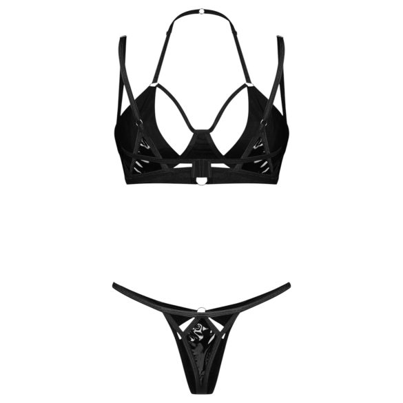 Obsessive Keira Lise - Shimmering Bra Set (Black)