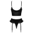 Black Level - Cross Strap Set (Black) - L