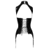 Black Level - Open Top with Garter (Black) - L