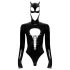 Black Velvet - Long-Sleeve Batwoman Body (Black) - XL