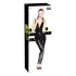 Black Level - Shiny Zipper Jumpsuit (Black) - M