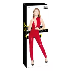 Black Level - Sleeveless Zip Jumpsuit (Red)