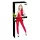 Black Level - Sleeveless Zip Jumpsuit (Red)