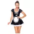 Black Level - black PVC maid dress