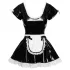 Black Level - black PVC maid dress