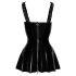 Noir - Ruffled Mini Dress (Black) - M