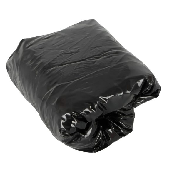 Black Glossy Fitted Sheet - 160x200cm