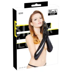 Black Level - Shiny Lacquer Gloves (Black) - M
