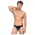Black Level - Classic, Lacquer Men's Thong (Black)