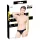 Black Level - Classic, Lacquer Men's Thong (Black) - L