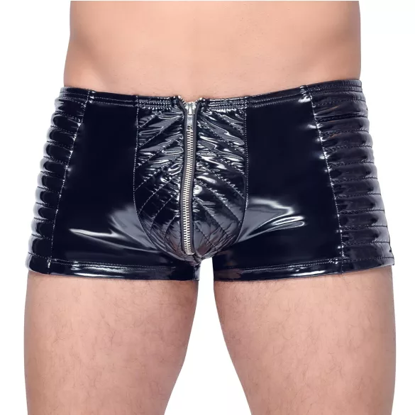 Black Level - Men's Zippered Shorts (Black)
