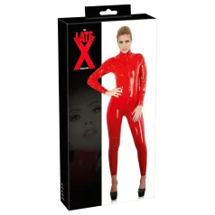 LATEX - Women's Long-Sleeve Jumpsuit (Red)