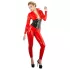 LATEX - Women's Long-Sleeve Jumpsuit (Red) - S