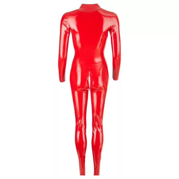 LATEX - Women's Long-Sleeve Jumpsuit (Red) - M