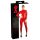 LATEX - Women's Long-Sleeve Jumpsuit (Red) - L