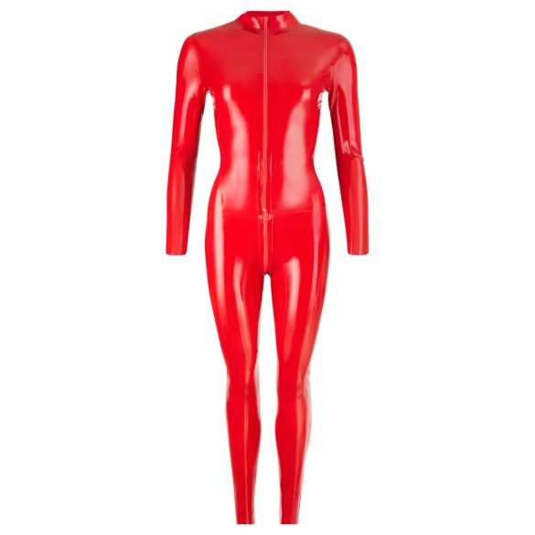 LATEX - Women's Long-Sleeve Jumpsuit (Red) - L