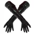 LATEX - Long Unisex Gloves (Black) - XL