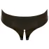 Late X fully open women’s knickers (black, S-L)