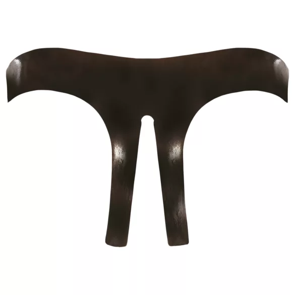 Late X fully open women’s knickers (black, S-L)