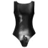 LATEX - Full Zip Latex Bodysuit (Black)