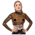 LATEX - Sheer Black Latex Top