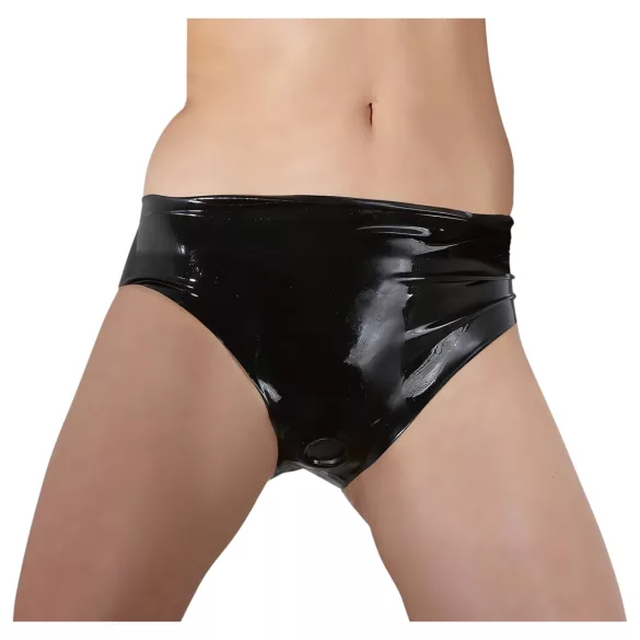 Late X women's knickers with internal dildo (black)