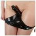 Late X women's knickers with internal dildo (black)