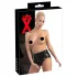 LATEX - Women's Panties with Condom Pocket (Black) - L