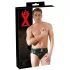 Men's Latex Underwear with Internal Anal Dildo (Black) - XL