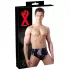 LATEX - Men's Black Conical Anal Plug Briefs - M