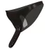 Latex black pants with external and internal dildo (S-L)