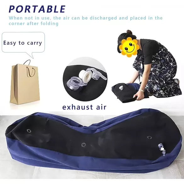 Desirel Magic Pillow - Inflatable Sex Sofa - Large (Blue)