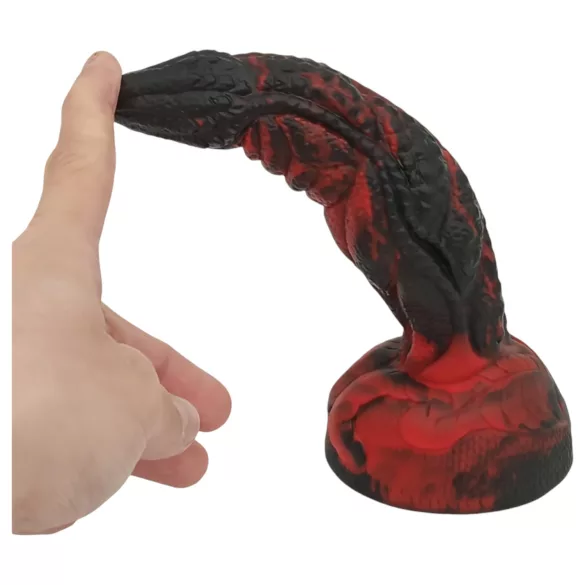 OgazR Hell Wave Dildo - 20 cm (Red)