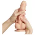 Strap-on-me S - double-layered suction cup dildo (flesh-coloured)