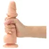 Strap-on-me S - double-layered suction cup dildo (flesh-coloured)