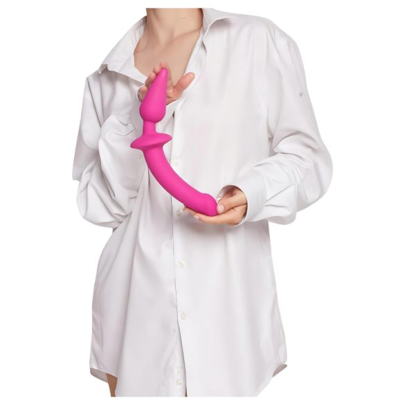 Strap-on-me Switch Semi-Realistic L - 2in1 Silicone Dildo (Pink)
