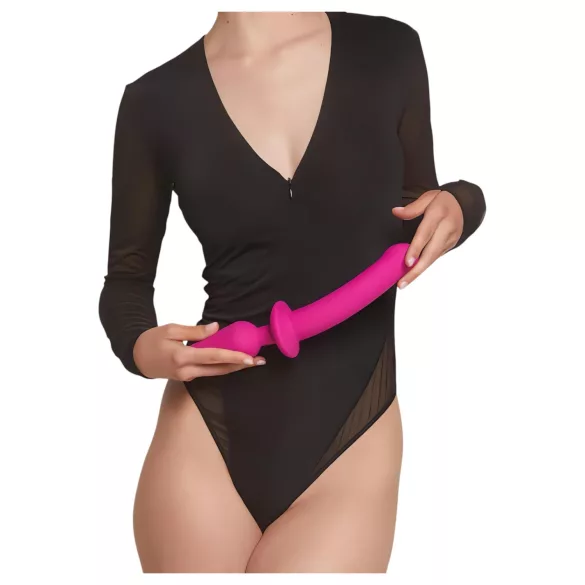 Strap-on-me Switch Semi-Realistic XXL - 2-in-1 dildo (pink)
