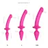 Strap-on-me Switch Semi-Realistic XXL - 2-in-1 dildo (pink)