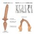 Strap-on-me Switch Realistic S - 2in1 Silicone Dildo (Natural)