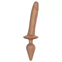   Strap-on-me Switch Realistic L - 2‑in‑1 silicone dildo (flesh-coloured)