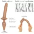 Strap-on-me Switch Realistic L - 2‑in‑1 silicone dildo (flesh-coloured)