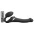 Strap-on-me M – Air Pulse Strap-On Vibrator (Black)