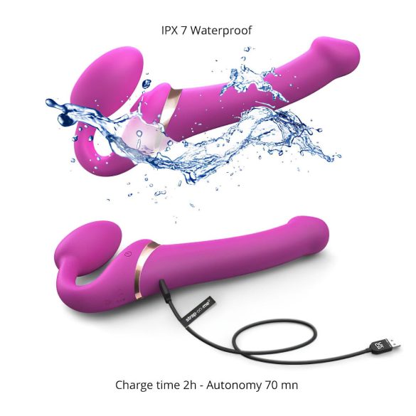 Strap-on-me S - Attachable Airwave Vibrator (Pink)